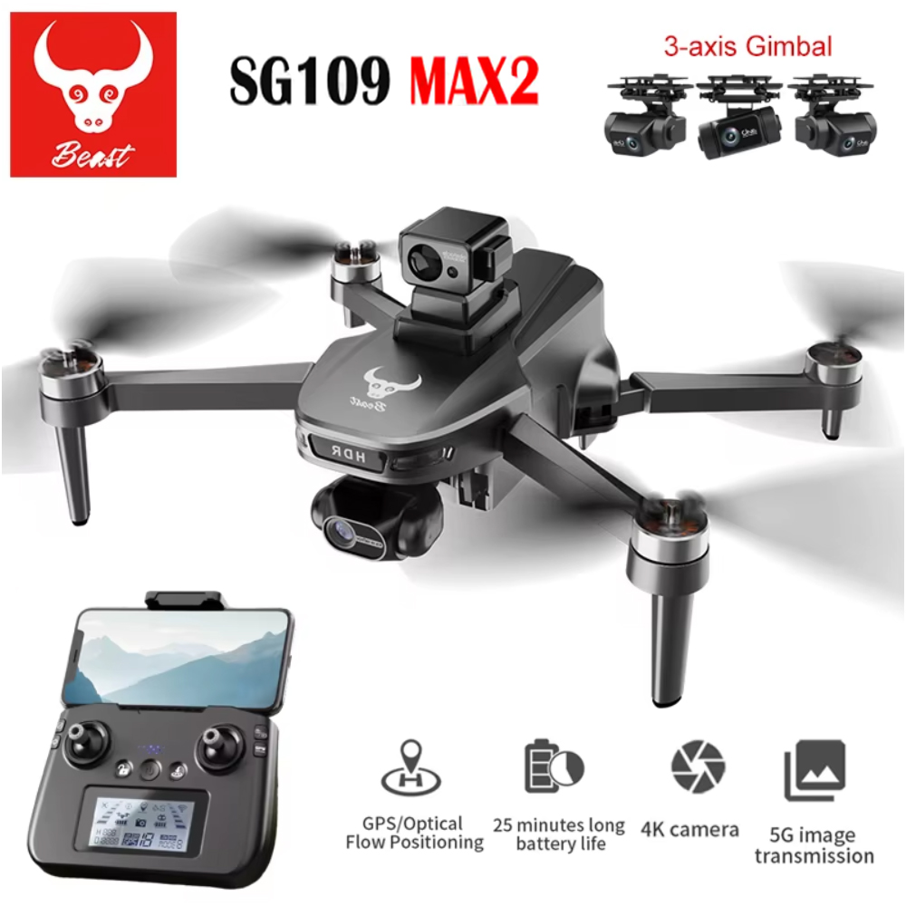 Drone Camera Professional - SG109 MAX2 Dron profesional con cámara