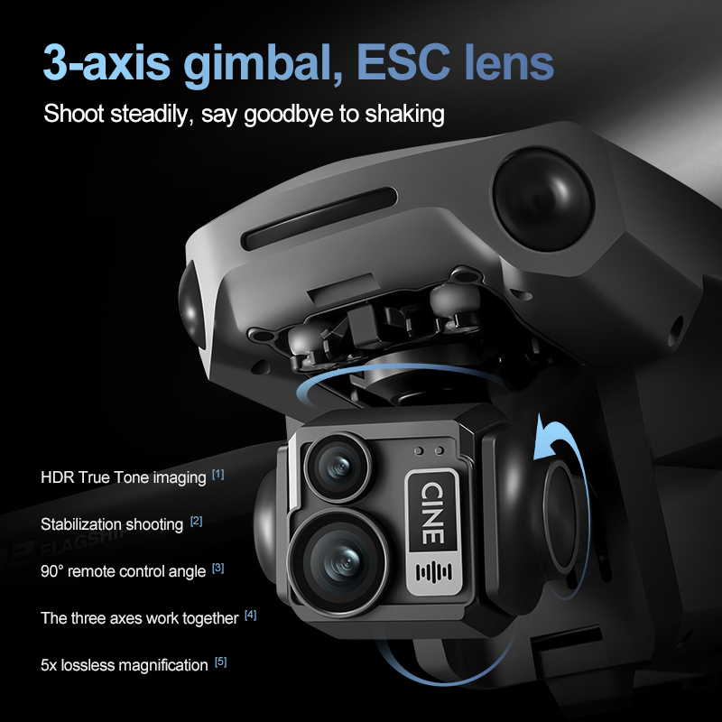 Dron RC con Control Remoto FPV - Drone Camera With Gimbal reseña y precio