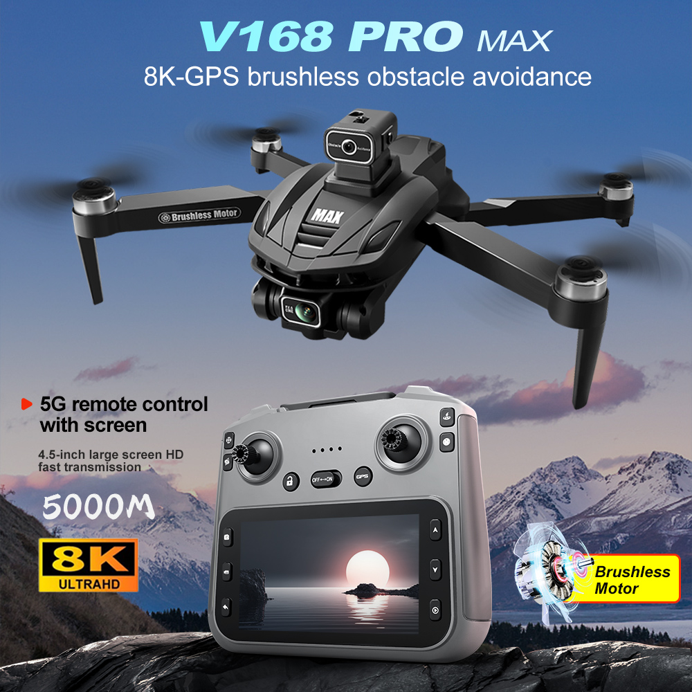 V168 PRO Max GPS Drone 8K Prof - Drone Camera Professional reseña y precio